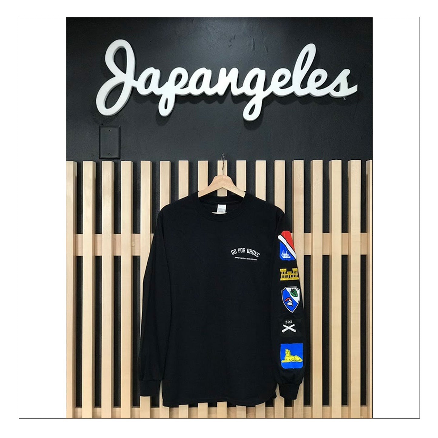 Japangeles x GFBNEC Coat of Arms Long Sleeve Tee