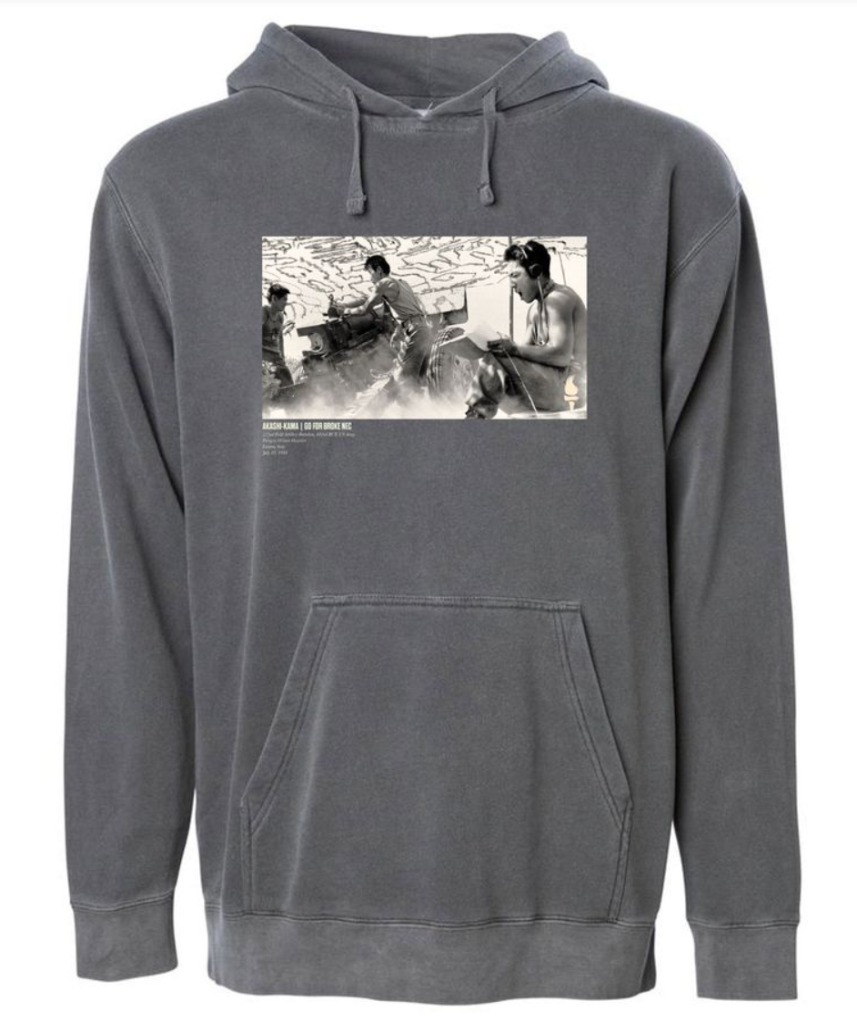 Akashi Kama Hoodie - Livorno, Italy (Charcoal)
