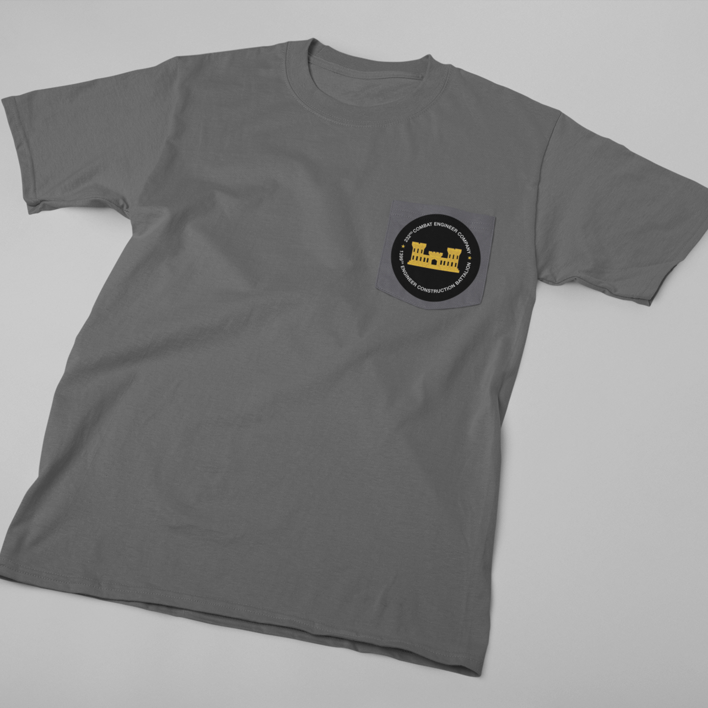 232nd Combat Engineer Company Pocket T-Shirt