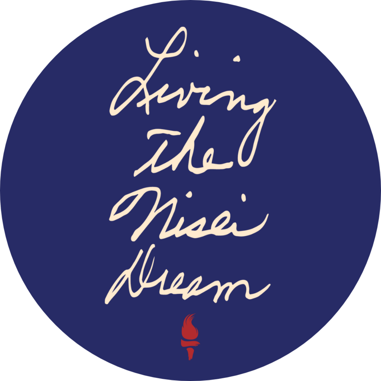 Living the Nisei Dream Sticker