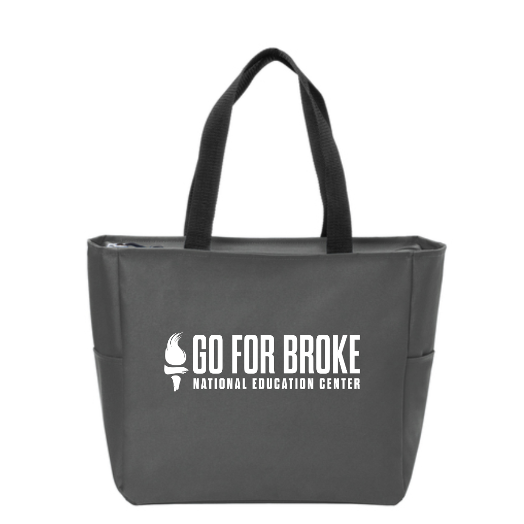 GFBNEC Pocket Zip Tote (Gray)