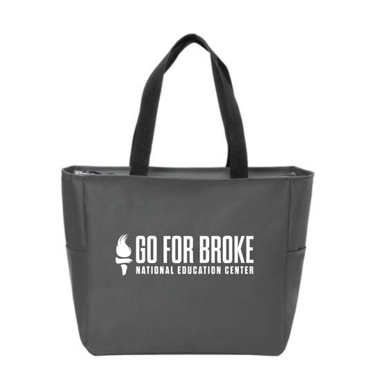 GFBNEC Pocket Zip Tote (Gray)
