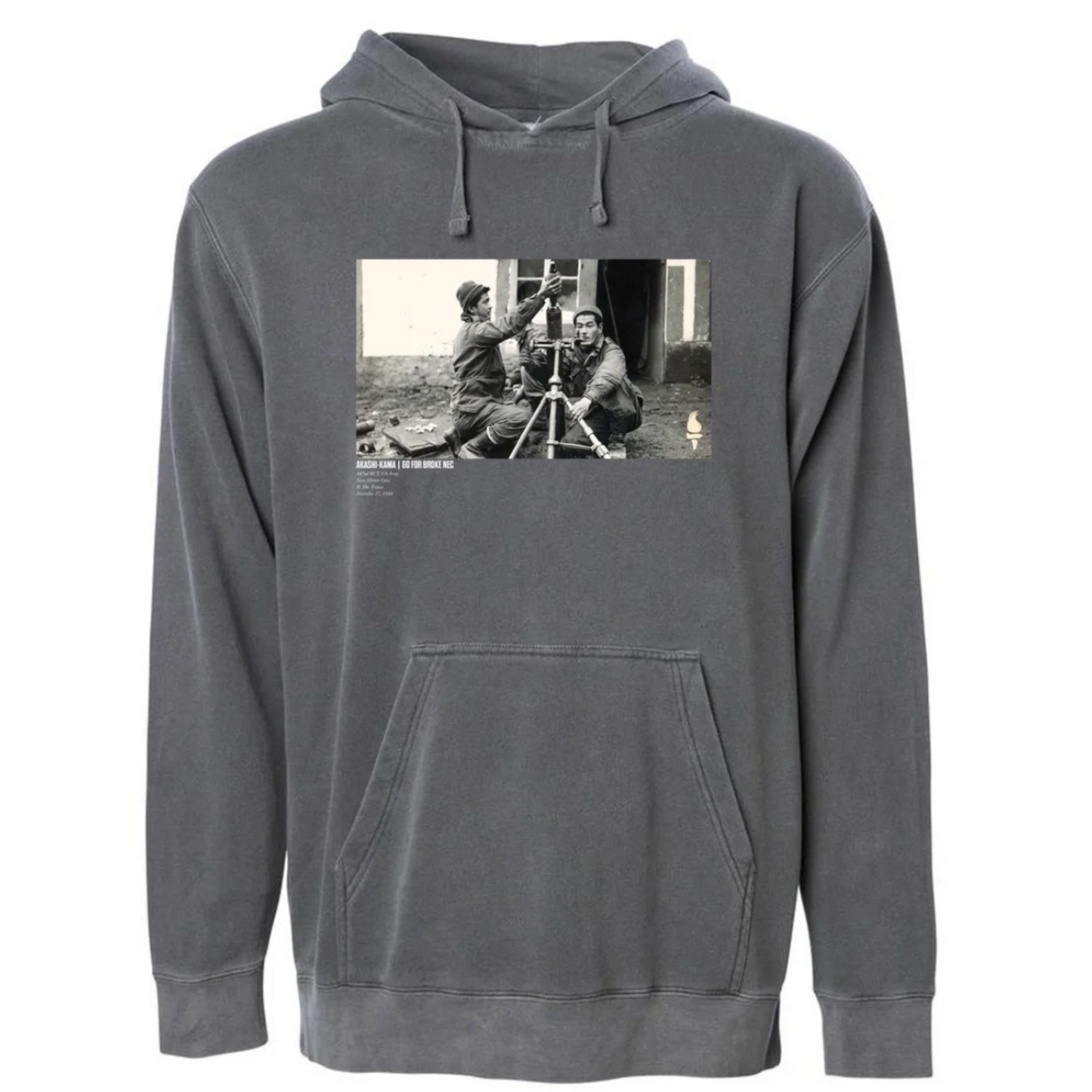 Akashi Kama Hoodie -  St. Die, France - (Charcoal)